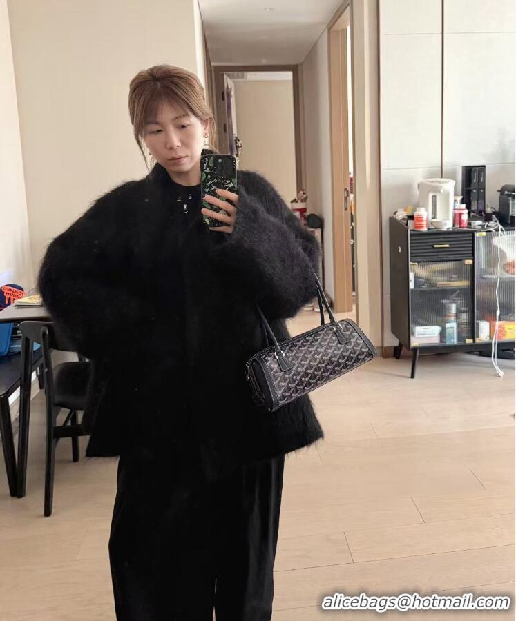 Luxury Cheap Goyard Bonbonnière Shoulder Bag 020223 Navy Blue 2026