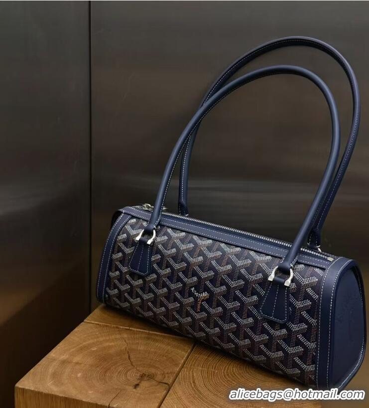 Luxury Cheap Goyard Bonbonnière Shoulder Bag 020223 Navy Blue 2026