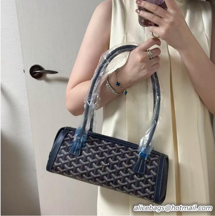 Luxury Cheap Goyard Bonbonnière Shoulder Bag 020223 Navy Blue 2026