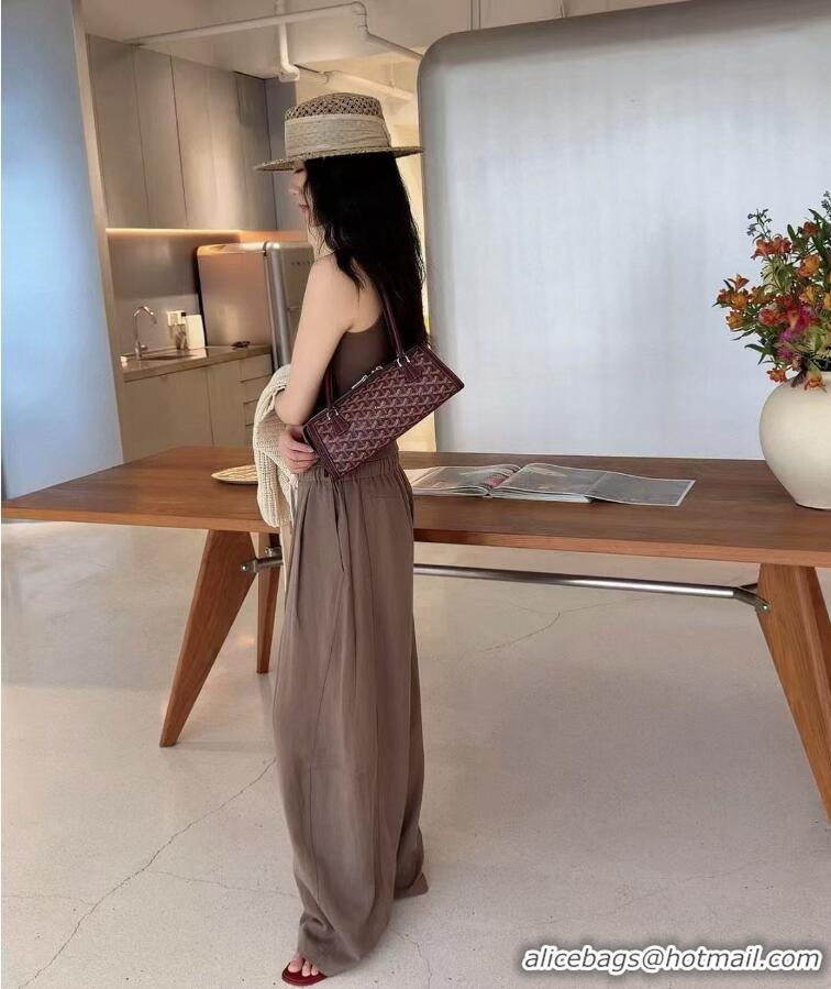 Top Design Goyard Bonbonnière Shoulder Bag 020223 Burgundy 2026