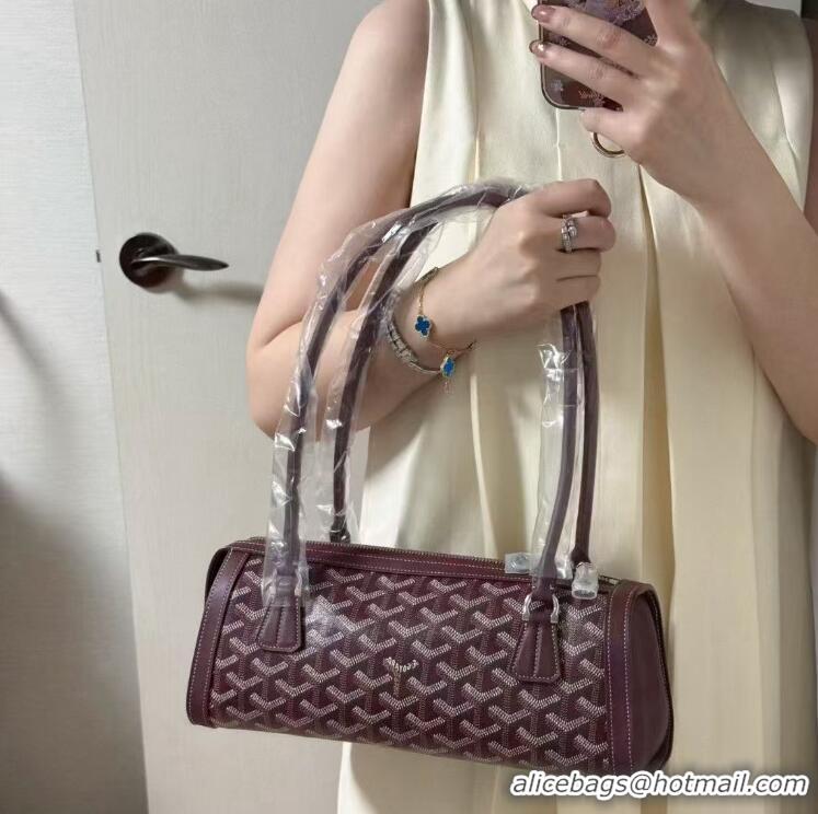 Top Design Goyard Bonbonnière Shoulder Bag 020223 Burgundy 2026