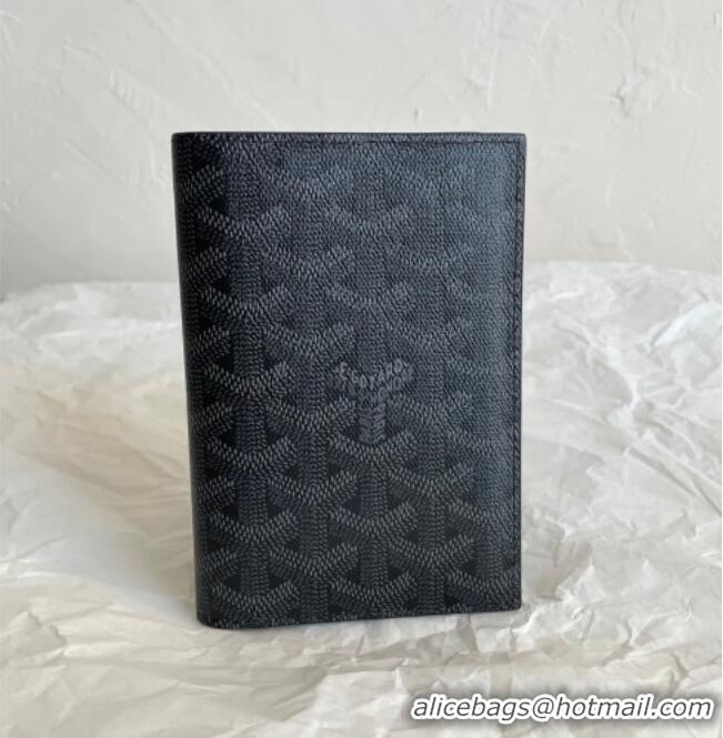 Top Quality Goyard Grenelle Passport Cover GY6103 Jet Black 2026