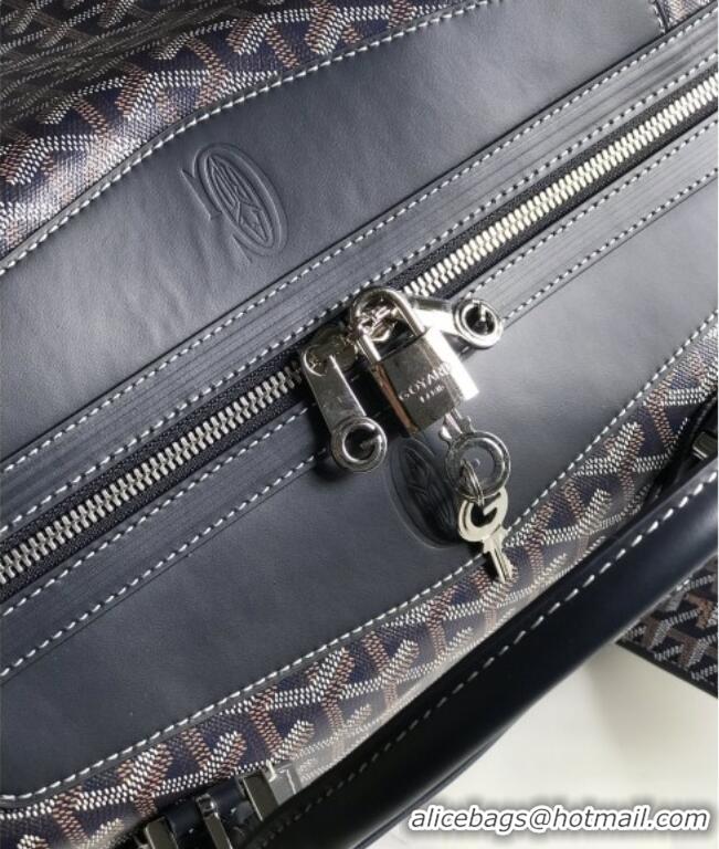 Famous Brand Goyard Bowling 55 Bag 020156 Navy Blue 2026