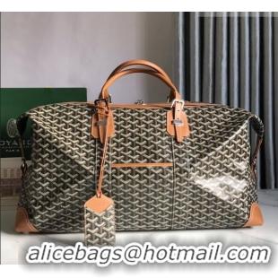 Luxury Cheap Goyard Bowling 55 Bag 020156 Black And Tan 2026