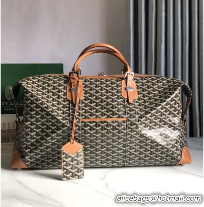 Luxury Cheap Goyard Bowling 55 Bag 020156 Black And Tan 2026