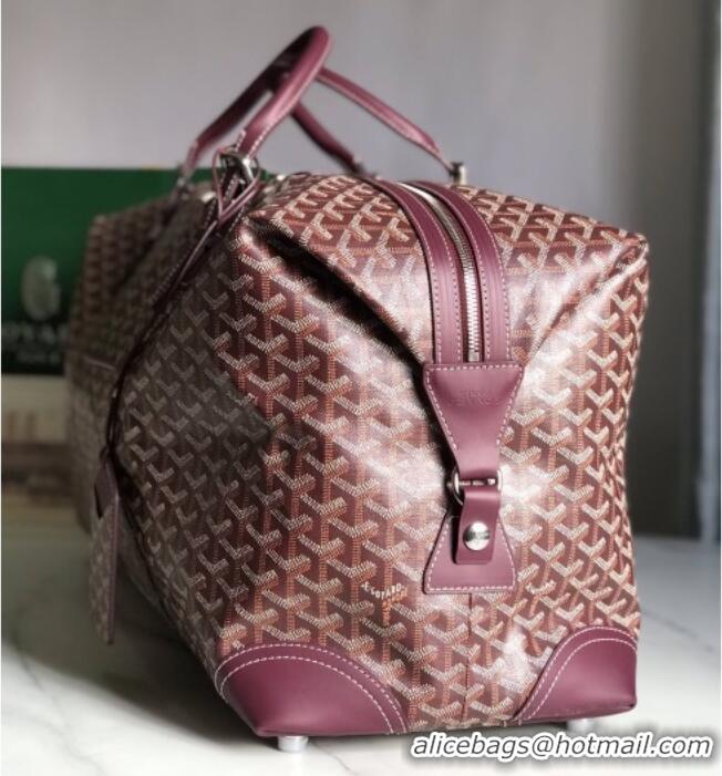 Unique Discount Goyard Bowling 55 Bag 020156 Burgundy 2026