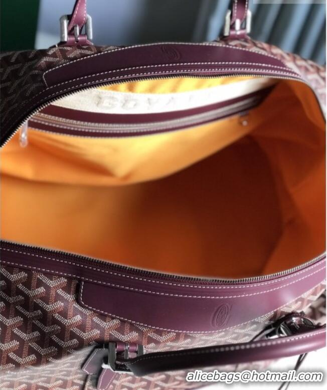 Unique Discount Goyard Bowling 55 Bag 020156 Burgundy 2026