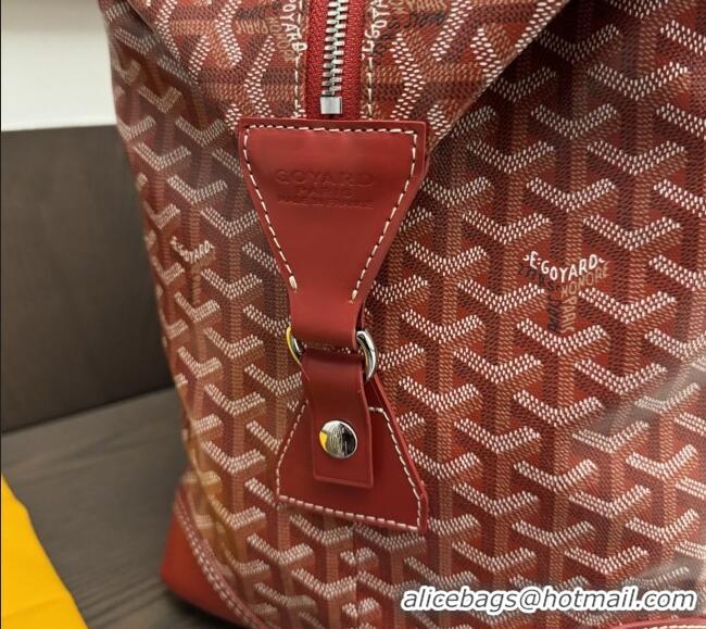 Top Quality Goyard Bowling 45 Weekend Travel Bag 8949 Red 2026