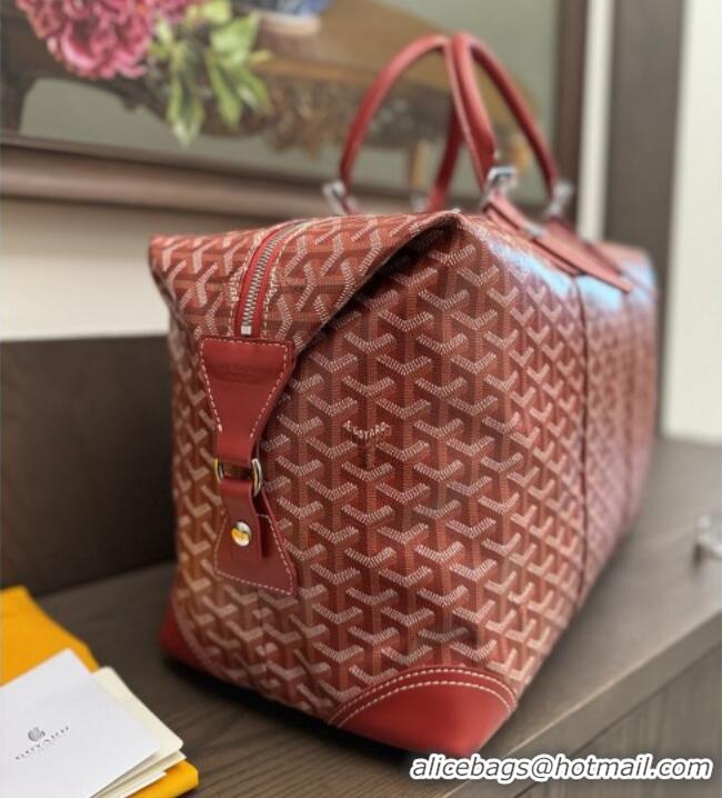 Top Quality Goyard Bowling 45 Weekend Travel Bag 8949 Red 2026