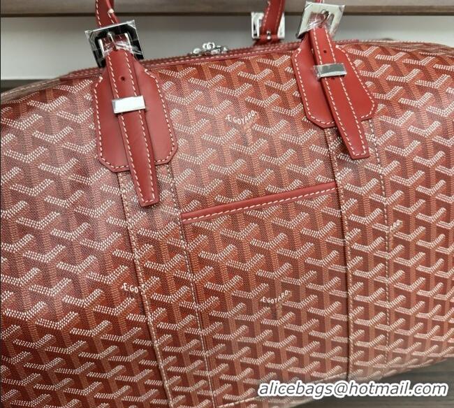 Top Quality Goyard Bowling 45 Weekend Travel Bag 8949 Red 2026