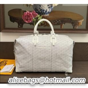 Trendy Design Goyard Bowling 45 Weekend Travel Bag 8949 White 2026