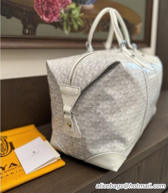 Trendy Design Goyard Bowling 45 Weekend Travel Bag 8949 White 2026