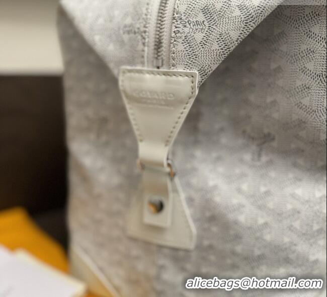 Trendy Design Goyard Bowling 45 Weekend Travel Bag 8949 White 2026