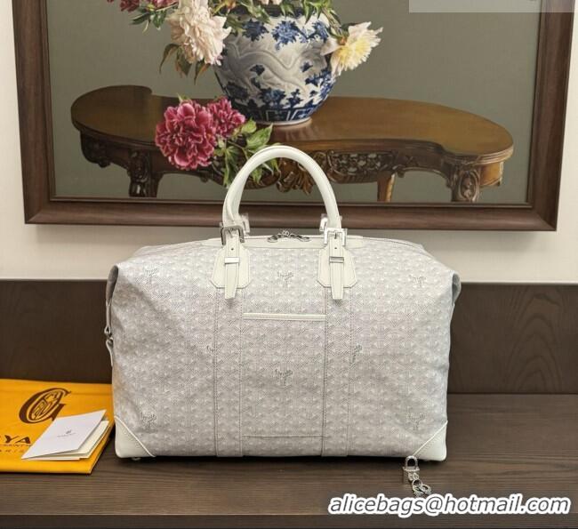 Trendy Design Goyard Bowling 45 Weekend Travel Bag 8949 White 2026