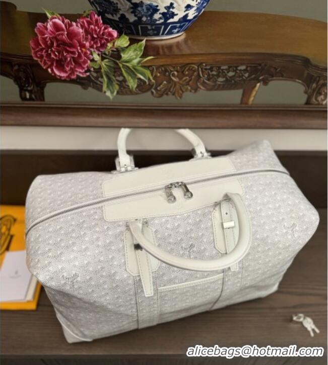 Trendy Design Goyard Bowling 45 Weekend Travel Bag 8949 White 2026