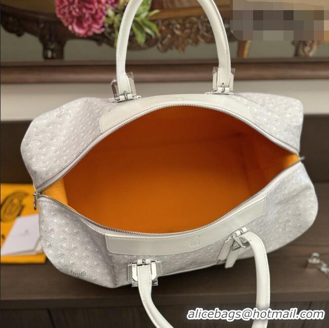 Trendy Design Goyard Bowling 45 Weekend Travel Bag 8949 White 2026