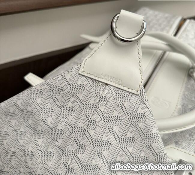 Trendy Design Goyard Bowling 45 Weekend Travel Bag 8949 White 2026