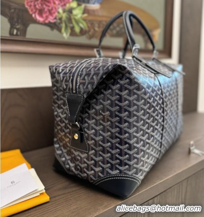 Luxury Discount Goyard Bowling 45 Weekend Travel Bag 8949 Navy Blue 2026