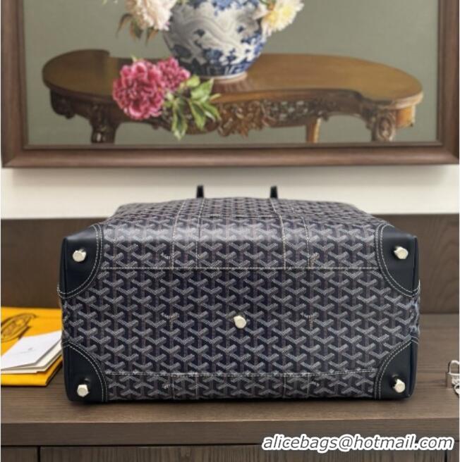 Luxury Discount Goyard Bowling 45 Weekend Travel Bag 8949 Navy Blue 2026