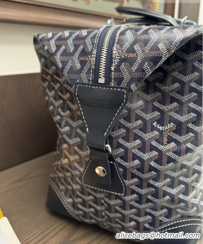 Luxury Discount Goyard Bowling 45 Weekend Travel Bag 8949 Navy Blue 2026