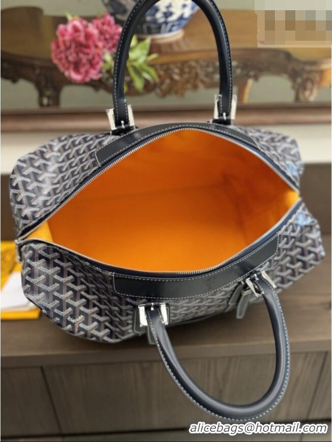 Luxury Discount Goyard Bowling 45 Weekend Travel Bag 8949 Navy Blue 2026