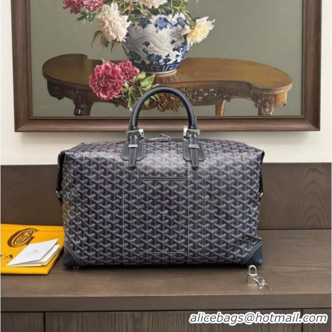 Luxury Discount Goyard Bowling 45 Weekend Travel Bag 8949 Navy Blue 2026