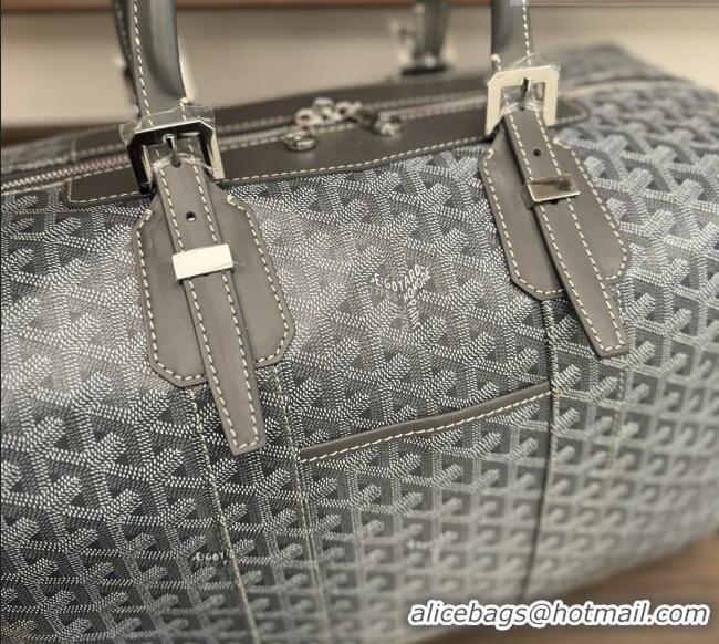 Buy Fashionable Goyard Bowling 45 Weekend Travel Bag 8949 Grey 2026