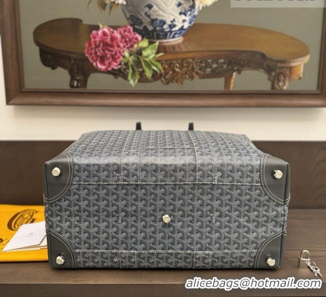 Buy Fashionable Goyard Bowling 45 Weekend Travel Bag 8949 Grey 2026