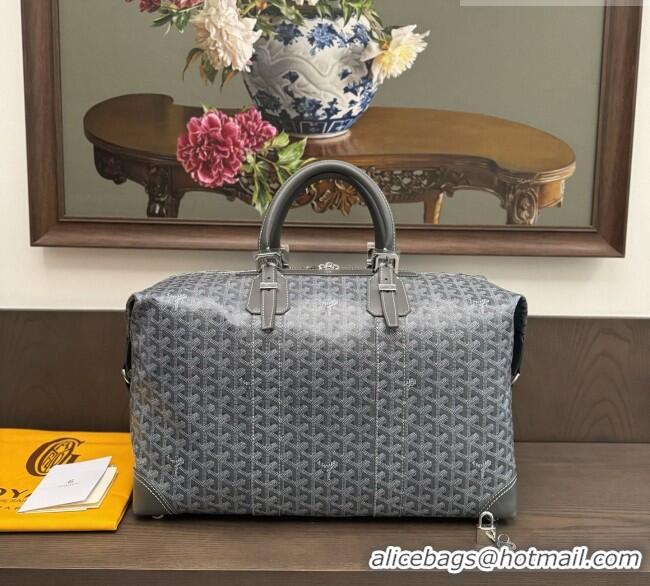 Buy Fashionable Goyard Bowling 45 Weekend Travel Bag 8949 Grey 2026