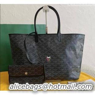 Top Design Goyard Saint Louis PM Tote Bag 0331 Jet Black 2026