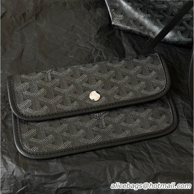 Top Design Goyard Saint Louis PM Tote Bag 0331 Jet Black 2026