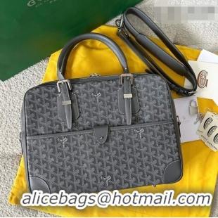 Well Crafted Goyard Ambassade MM Document Case Briefcase GY6027 Grey 2026