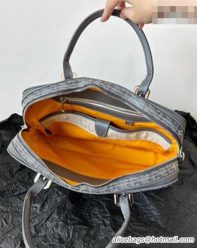 Well Crafted Goyard Ambassade MM Document Case Briefcase GY6027 Grey 2026