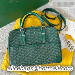 Inexpensive Goyard Ambassade MM Document Case Briefcase GY6027 Green 2026