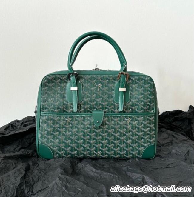 Inexpensive Goyard Ambassade MM Document Case Briefcase GY6027 Green 2026