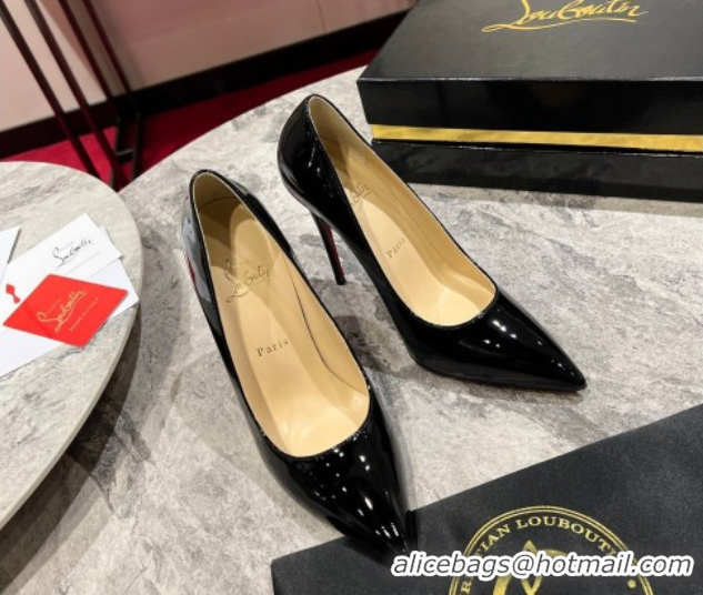 Stylish Christian Louboutin So Kate Pumps 12cm in Patent Leather 0225073 Black 2026