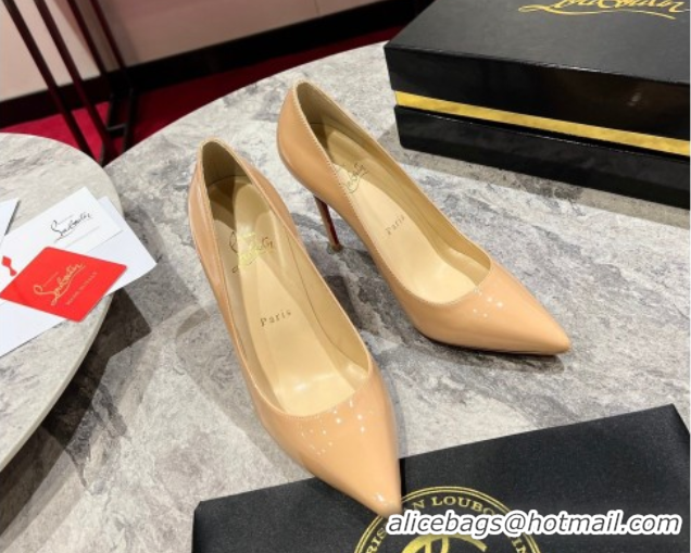 Purchase Christian Louboutin So Kate Pumps 12cm in Patent Leather 0225073 Nude 2026