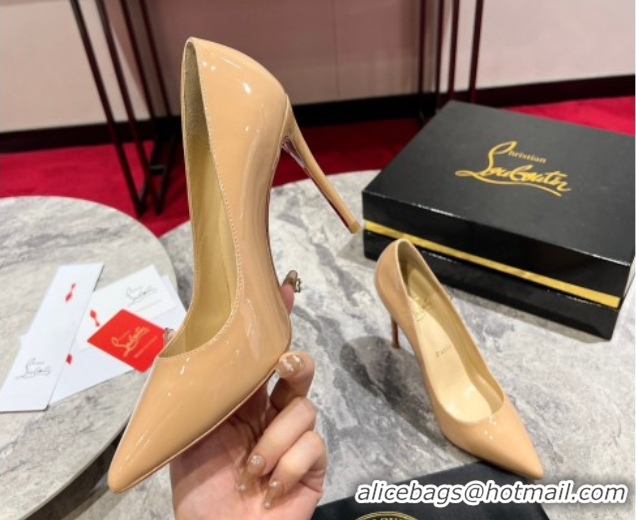 Purchase Christian Louboutin So Kate Pumps 12cm in Patent Leather 0225073 Nude 2026