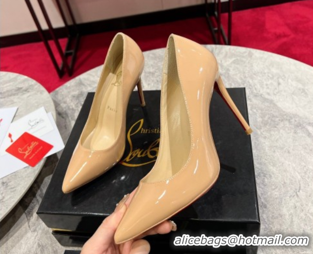 Purchase Christian Louboutin So Kate Pumps 12cm in Patent Leather 0225073 Nude 2026