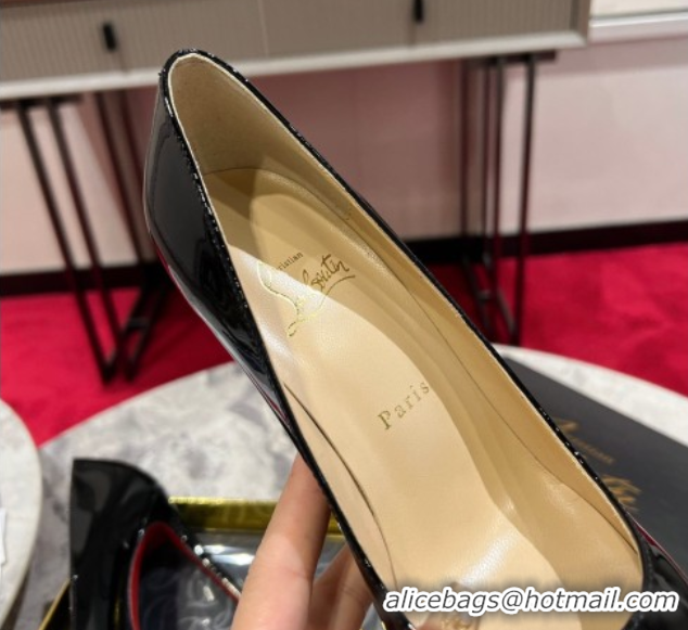 Classic Hot Christian Louboutin Kate Pumps 10cm in Patent Leather 0225075 Black 2026