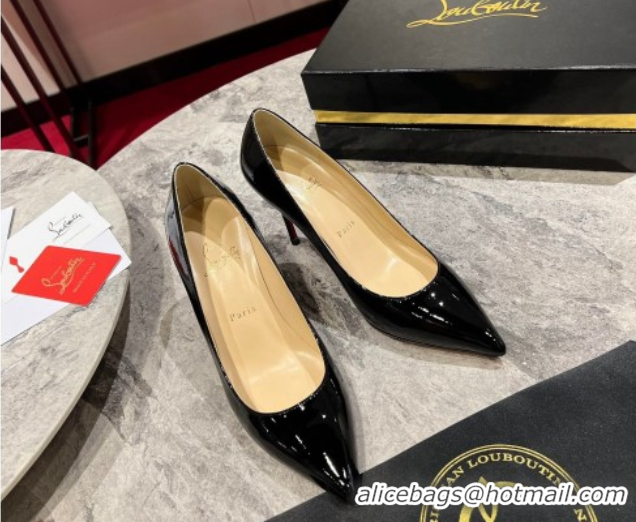 Good Quality Christian Louboutin Kate Pumps 8.5cm in Patent Leather 0225077 Black 2026