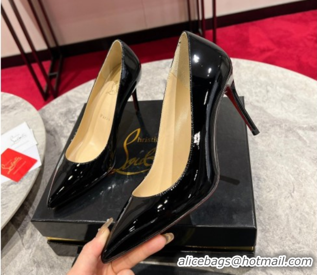 Good Quality Christian Louboutin Kate Pumps 8.5cm in Patent Leather 0225077 Black 2026