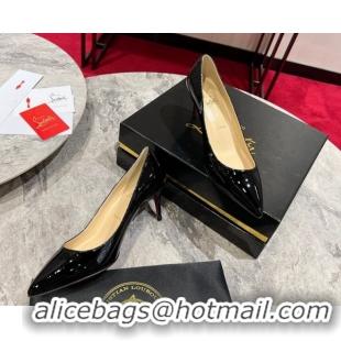 Luxury Christian Louboutin Kate Pumps 6.5cm in Patent Leather 0225078 Black 2026