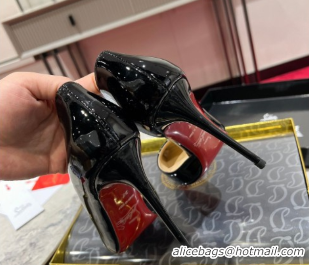 Best Grade Christian Louboutin Iriza Pumps 10cm in Patent Leather 0225079 Black 2026