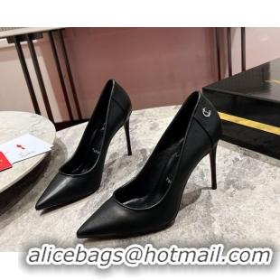 Perfect Christian Louboutin Sporty Kate Pumps 10cm in Calf Leather 60225083 Black 2026