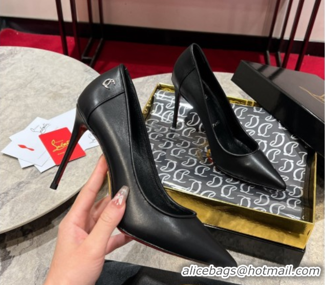 Perfect Christian Louboutin Sporty Kate Pumps 10cm in Calf Leather 60225083 Black 2026