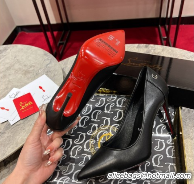 Perfect Christian Louboutin Sporty Kate Pumps 10cm in Calf Leather 60225083 Black 2026