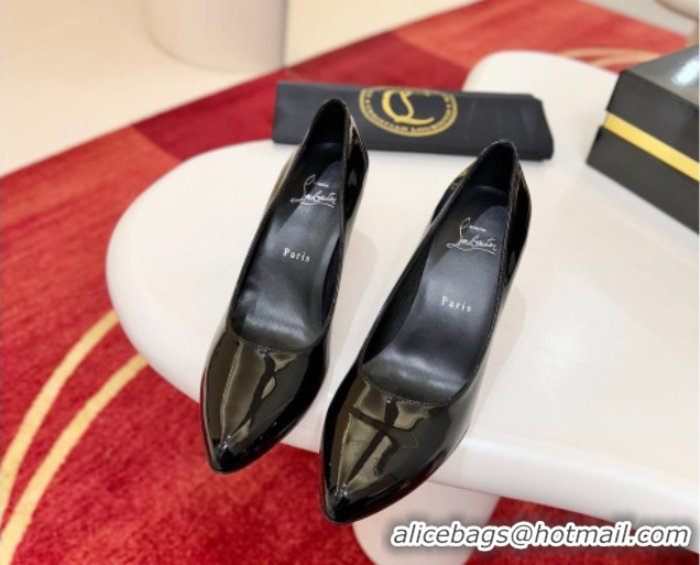 Buy Luxury Christian Louboutin Fannylove Pumps 8.5cm in Patent Leather 0225098 Black 2026