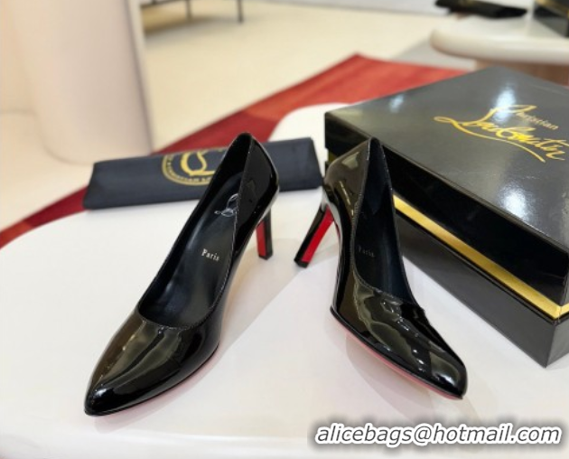 Buy Luxury Christian Louboutin Fannylove Pumps 8.5cm in Patent Leather 0225098 Black 2026