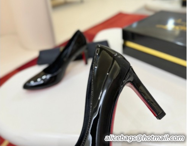 Buy Luxury Christian Louboutin Fannylove Pumps 8.5cm in Patent Leather 0225098 Black 2026